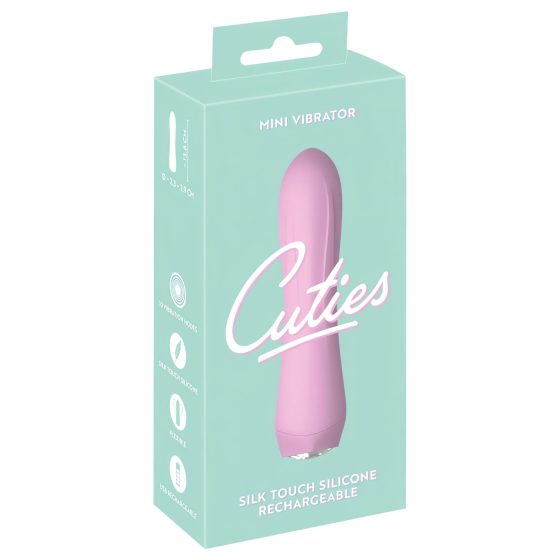 Cuties Mini 4 - Waterproof Rechargeable Vibrator (Pink)