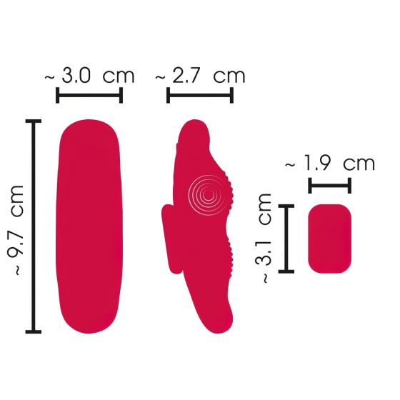 Smile - Rechargeable, Remote-Controlled Red Vibrating Panties