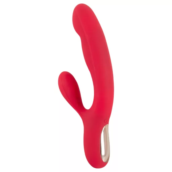 Smile Thumping Rabbit - Rechargeable 3-Motor Vibrator (Red)