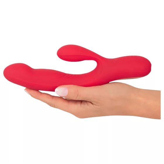Smile Thumping Rabbit - Rechargeable 3-Motor Vibrator (Red)