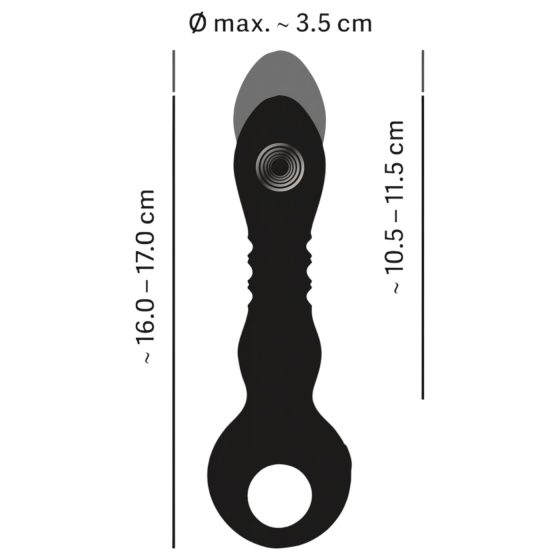 Eternal - Powerful Thrusting Vibrator (Black)