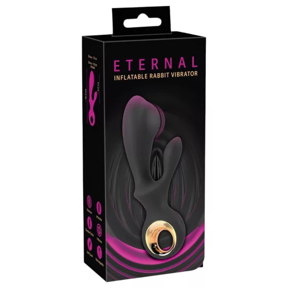 Eternal - Inflatable Clitoral Arm Vibrator (Black)