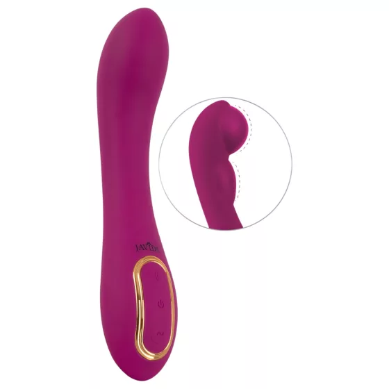 Javida - inflatable vibrator with 2 inflatable zones (purple)