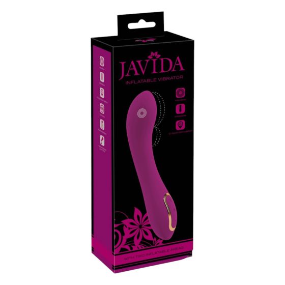 Javida - 2 point pumpable vibrator (purple)
