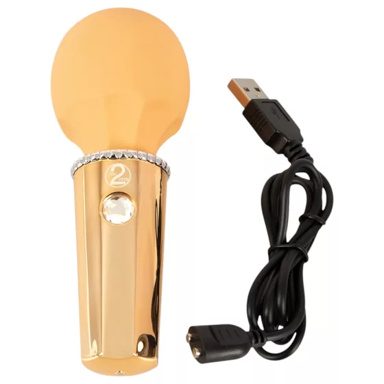 You2Toys Mini Wand - Rechargeable Massager Vibrator (Yellow)