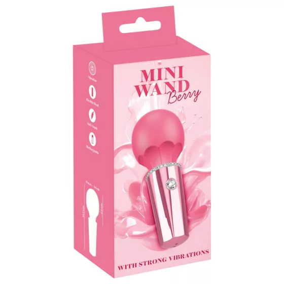 You2Toys Mini Wand - Rechargeable Pink Massager Vibrator