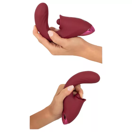 Javida - 3-in-1 Tongue Vibrator (Red)