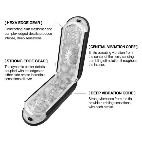 TENGA Flip Zero - Intense Male Stroker (Black)