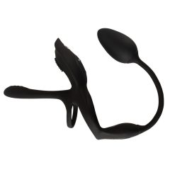   Couples Choice - Multifunctional Vibrating Penis Ring (Black)