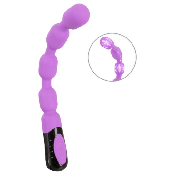 You2Toys - beaded G- and P-spot vibrator (purple)