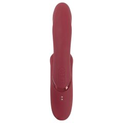   Javida 2-Function Rabbit - Rechargeable Clitoral Vibrator (Red)