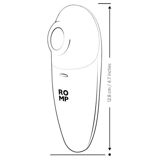ROMP Switch X - Air Wave Clitoral Stimulator (Peach)