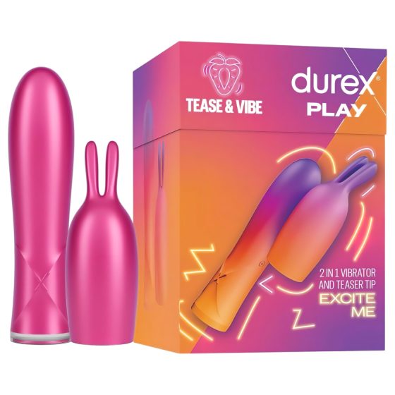Durex Tease & Vibe - Bunny Ears Pink Vibrator