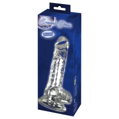 Crystal - Vibrator with suction cup (transparent)