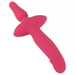 Couples Choice - 2in1 Vibrator & Anal Plug (Pink)