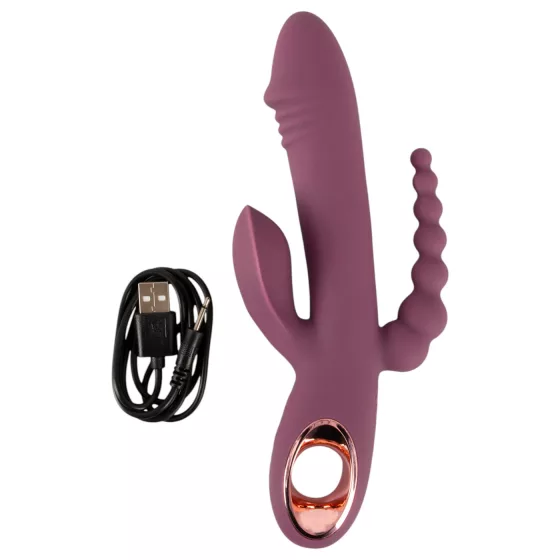 You2Toys - Rechargeable Triple-Arm Vibrator (Purple)