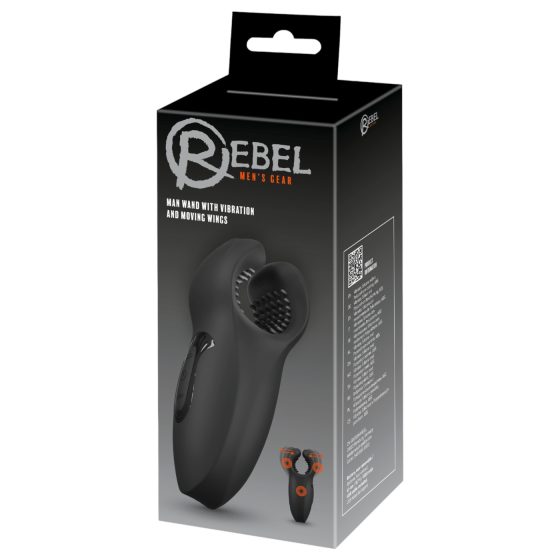 Rebel - Black Vibrating Head Massager with Movable Arm