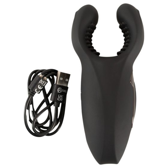 Rebel - Black Vibrating Head Massager with Movable Arm
