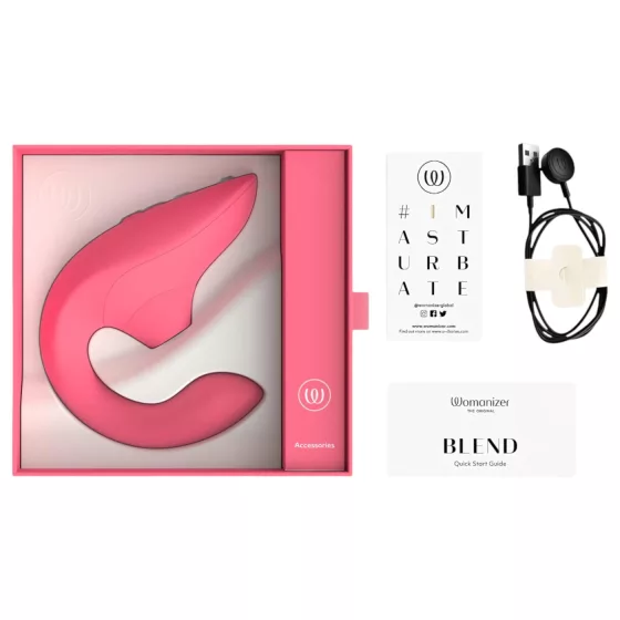 Womanizer Blend - G-spot vibrator and clitoral stimulator (coral)