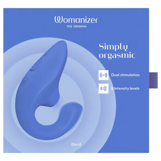 Womanizer Blend - G-spot vibrator and clitoral stimulator (blue)