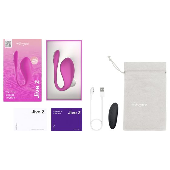 We-Vibe Jive 2 - Rechargeable Smart Vibrating Egg (Pink)