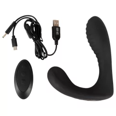 Intense - remote-controlled prostate vibrator (black)