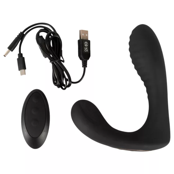 Intense - remote-controlled prostate vibrator (black)