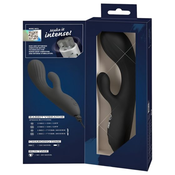 You2Toys Intense - Clit-Arm & G-Spot Vibrator (Black)
