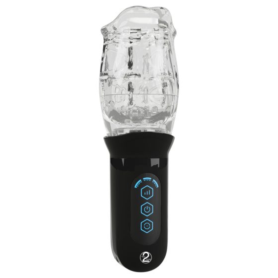 Stroker - Vibrating, rotating masturbator (clear)