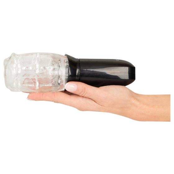Stroker - Vibrating, rotating masturbator (clear)