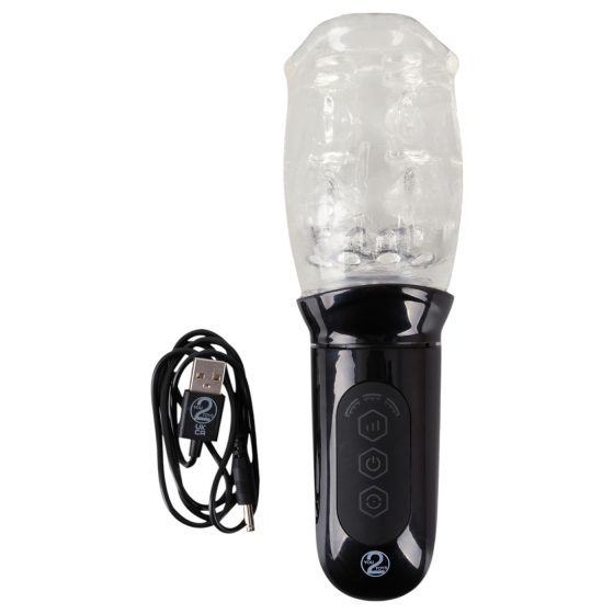 Stroker - Vibrating, rotating masturbator (clear)