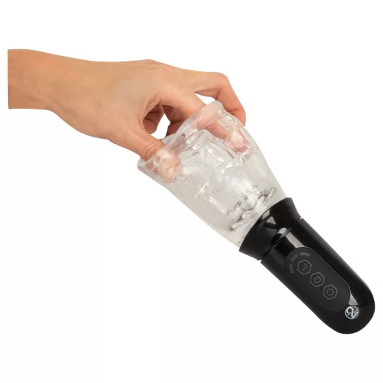 Stroker - Vibrating Rotating Masturbator (Transparent)
