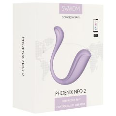 Svakom Phoenix Neo 2 - Smart Vibrating Egg (Purple)