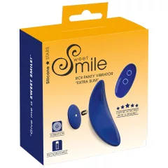 Smile - Extra Thin Remote-Controlled Vibrating Panty (Blue)