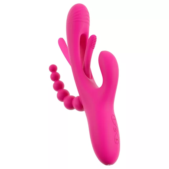 SMILE - Triple Action Tongue Vibrator (Pink)