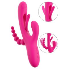 SMILE - Triple Action Tongue Vibrator (Pink)