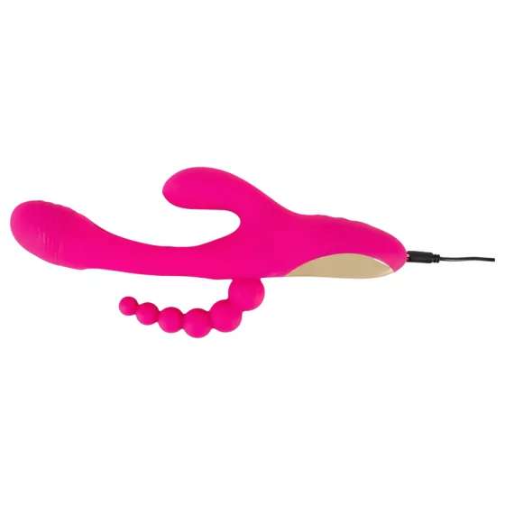 SMILE - Triple Action Tongue Vibrator (Pink)