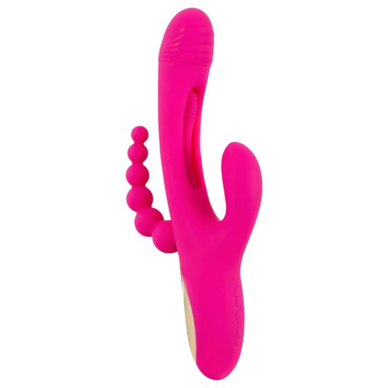 SMILE - Triple Action Tongue Vibrator (Pink)