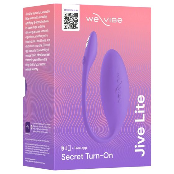 We-Vibe Jive Lite - Rechargeable Smart Vibrating Egg (Purple)