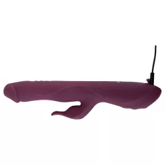   Javida - 3-in-1 Thrusting & Rotating Beaded Vibrator (Purple)