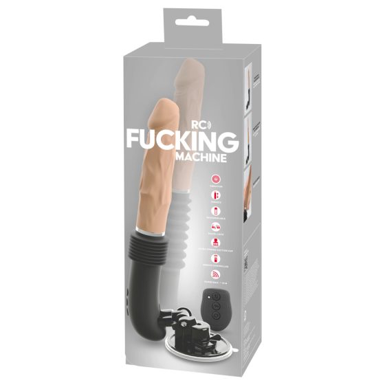 You2Toys RC Fucking Machine Flesh - thrusting vibrator (black)
