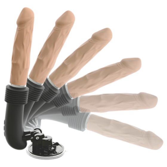 You2Toys RC Fucking Machine Flesh - thrusting vibrator (black)