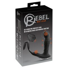 Rebel - thrusting prostate vibrator (black)