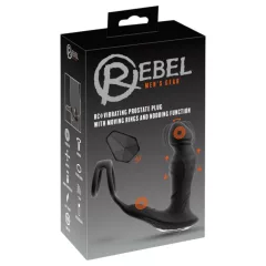 Rebel - thrusting prostate vibrator (black)