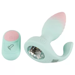 Beau Coeur Juvela - Vibrating Anal Plug (Turquoise)