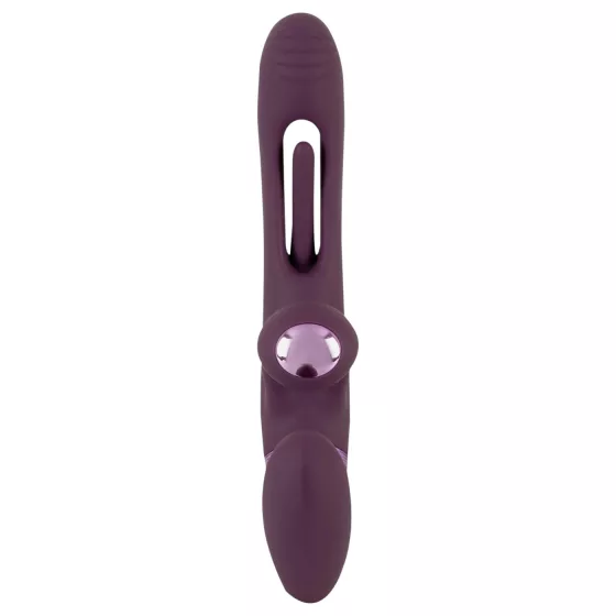Javida - strapless strap-on couple vibrator (purple)