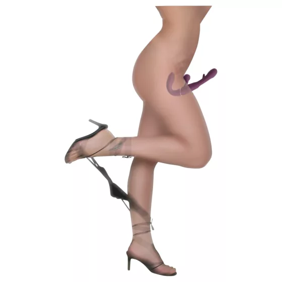 Javida - strapless strap-on couple vibrator (purple)