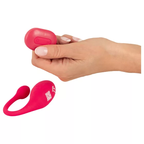 Beau Coeur Coral - Remote Control Vibrating Egg (Pink)