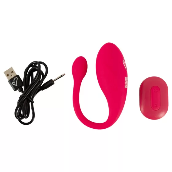 Beau Coeur Coral - Remote Control Vibrating Egg (Pink)