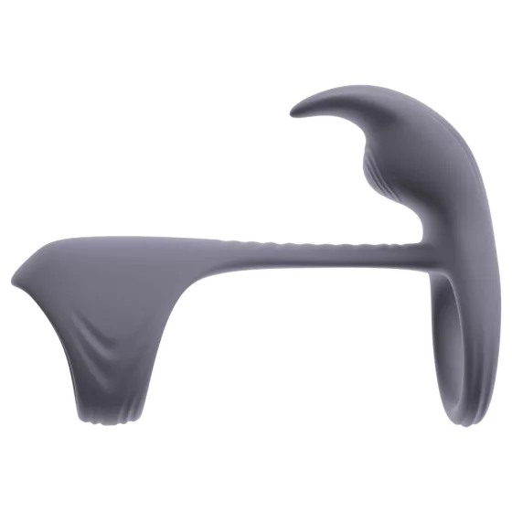 Beau Coeur Vylor - Grey Pleasure Ring with Clitoral Teaser